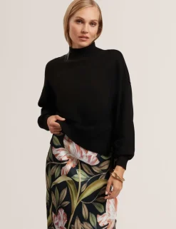 2 in 1 Jumper With Floral Print Slip Dress