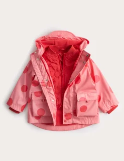 3 in 1 Polka Dot Fisherman Coat (2-8 Yrs)