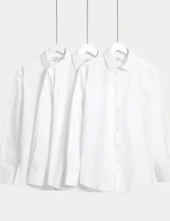 2 Inch Shorter 3 Pack Cotton Blend Shirts