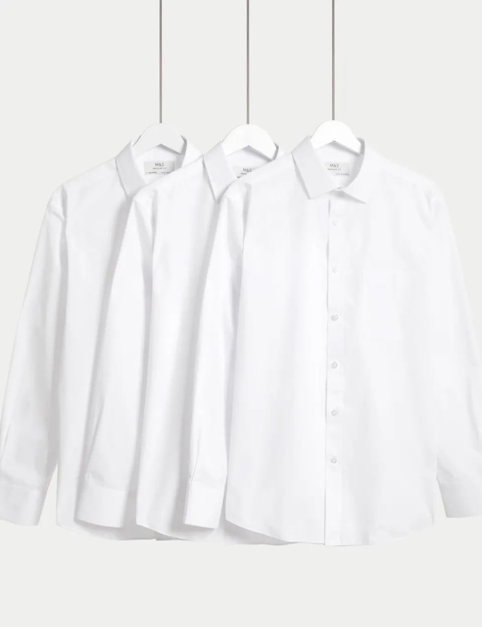 2 Inch Shorter 3 Pack Cotton Blend Shirts