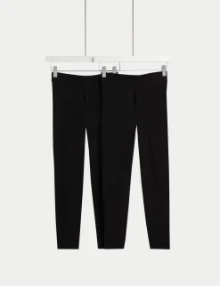 2 Pack Adaptive Cotton Rich Leggings (2-16 Yrs)