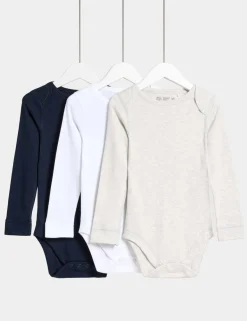 3 Pack Adaptive Pure Cotton Bodysuits (3-16 Yrs)