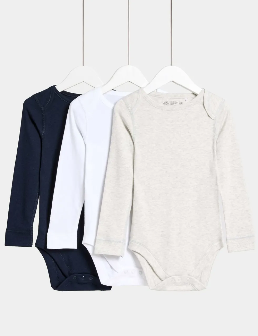 3 Pack Adaptive Pure Cotton Bodysuits (3-16 Yrs)