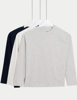 3 Pack Adaptive Pure Cotton Tops (2-16 Yrs)