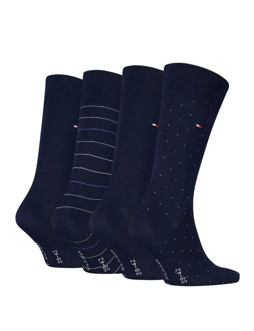 4 Pack Assorted Cotton Rich Socks Gift Tin