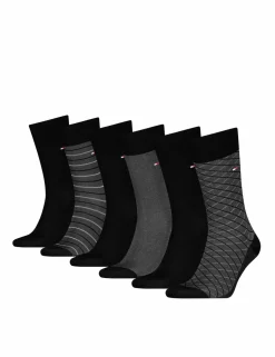 6 Pack Assorted Cotton Rich Socks