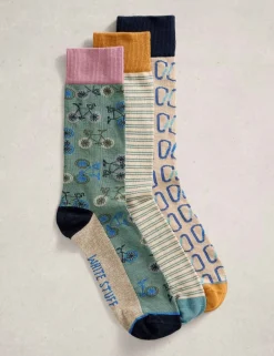 3 Pack Bicycles Socks