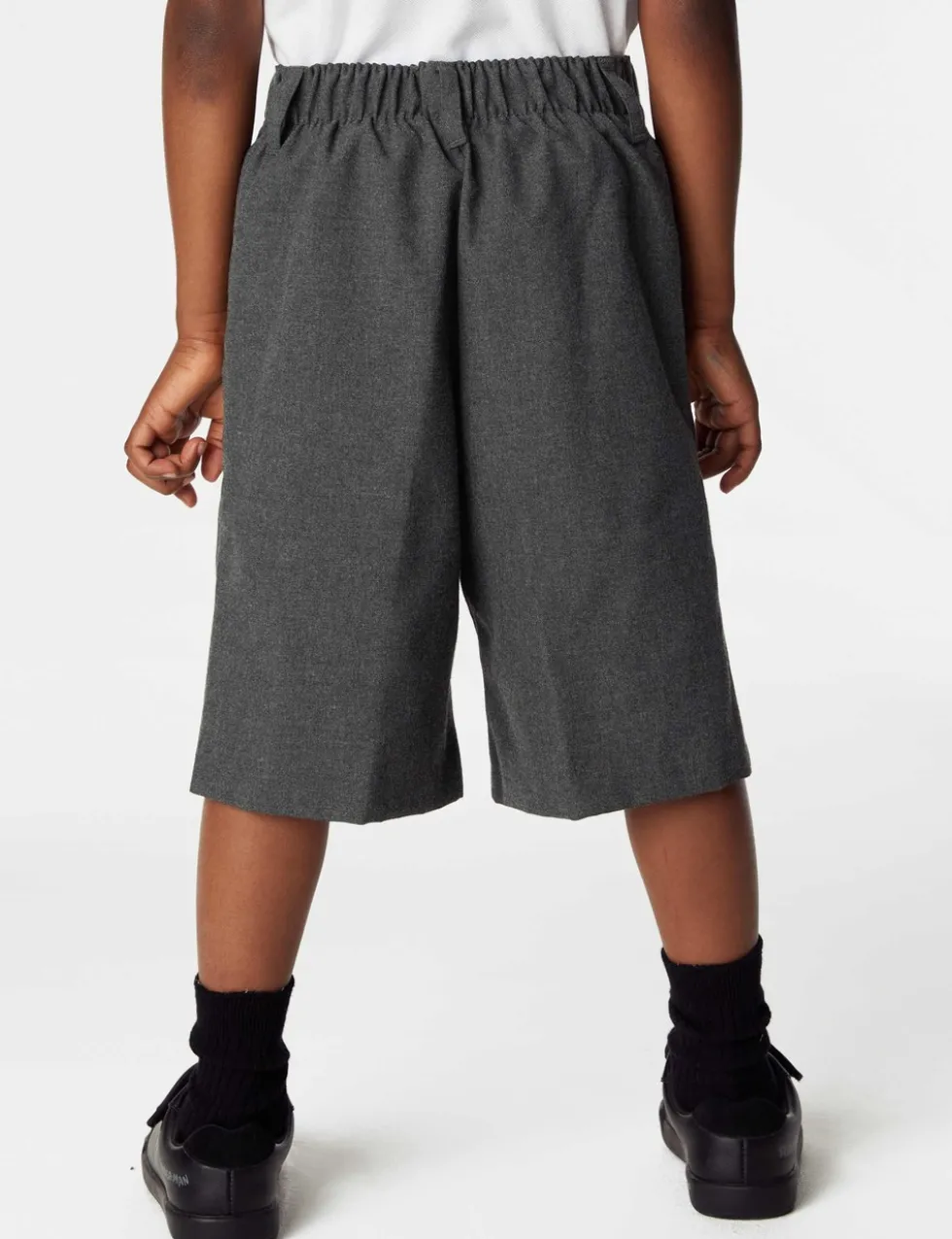 2 Pack Boys' Easy Dressing School Shorts (3-15 Yrs)