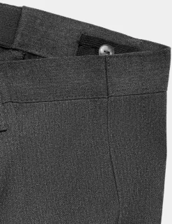 2 Pack Boys' Easy Dressing School Trousers (3-18 Yrs)
