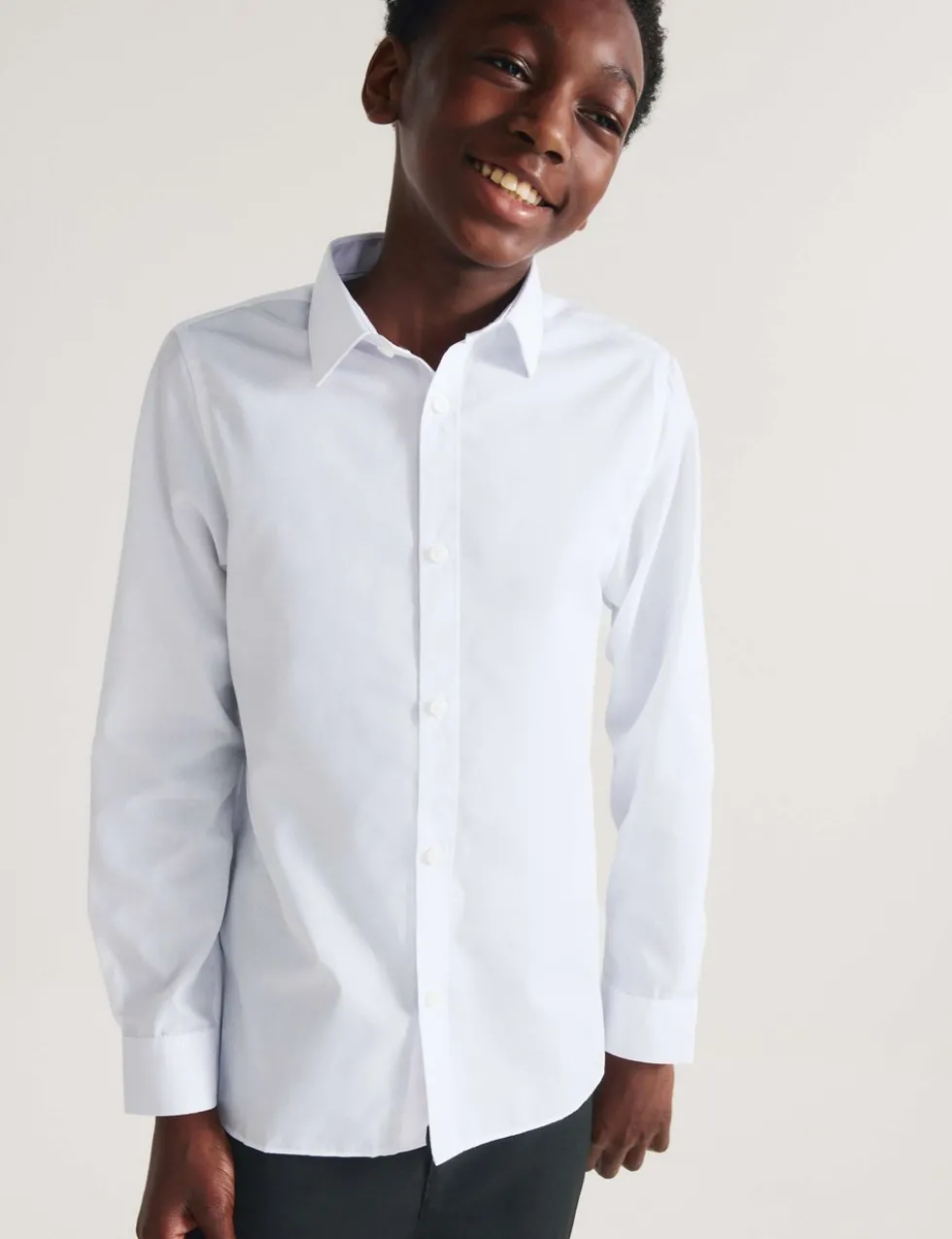 3 Pack Boys' Easy Iron School Shirts (2-16 Yrs)