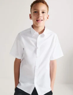 3 Pack Boys' Easy Iron School Shirts (2-16 Yrs)