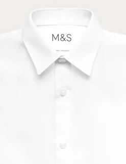 3 Pack Boys' Plus Fit Easy Iron School Shirts (4-18 Yrs)