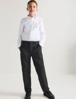 2 Pack Boys' Regular Leg School Trousers (2-18 Yrs)