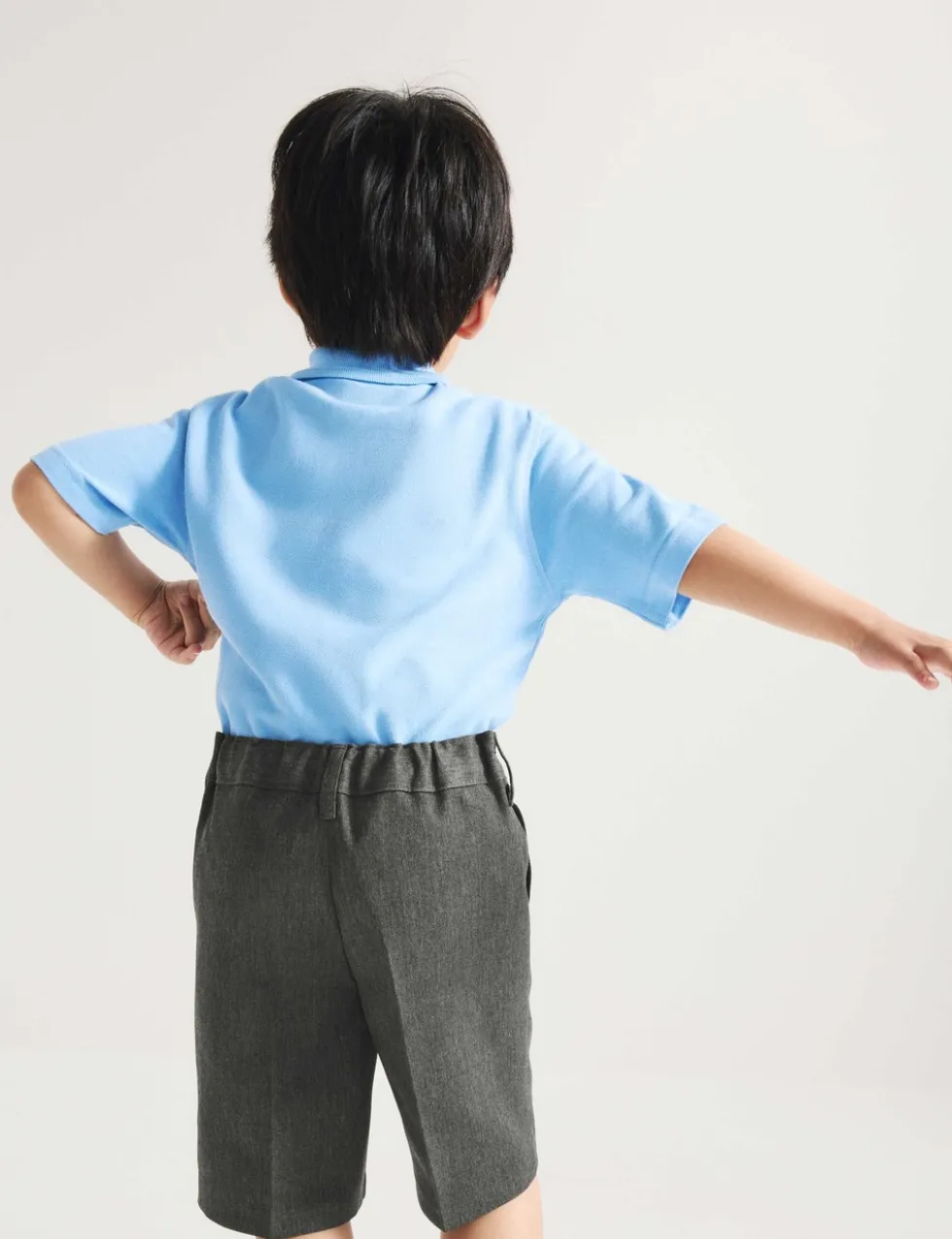 2 Pack Boys' Regular Leg School Shorts (2-15 Yrs)