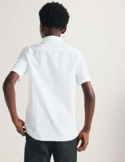 3 Pack Boys' Slim Easy Iron School Shirts (2-16 Yrs)