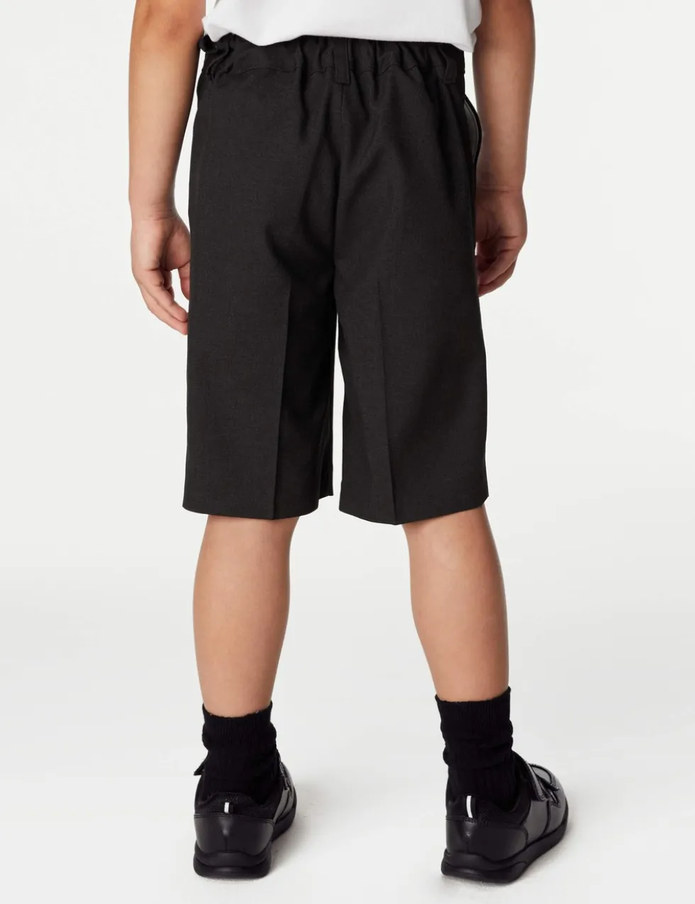 2 Pack Boys' Slim Leg School Shorts (2-14 Yrs)