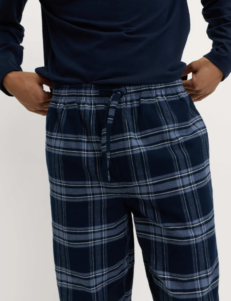2 Pack Brushed Cotton Pyjama Bottoms