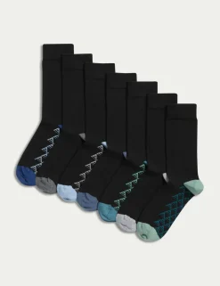 7 Pack Cool & Fresh™ Cotton Rich Socks