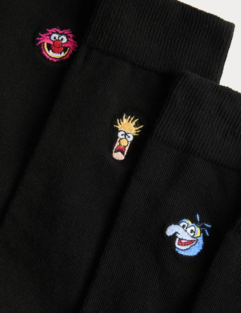 5 Pack Cool & Fresh™ Muppets Cotton Rich Socks