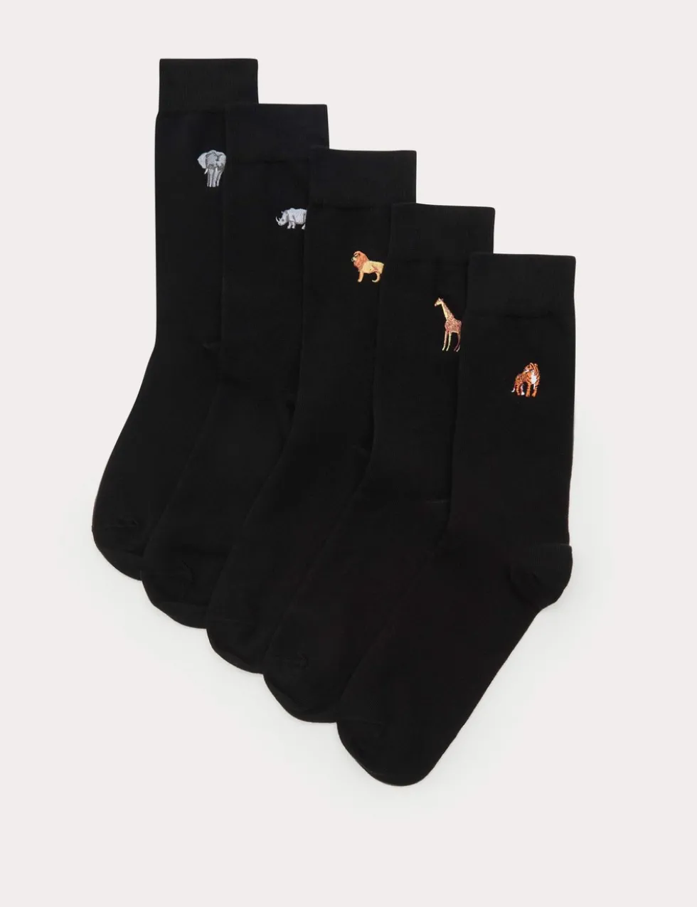 5 Pack Cool & Fresh™ Safari Cotton Rich Socks