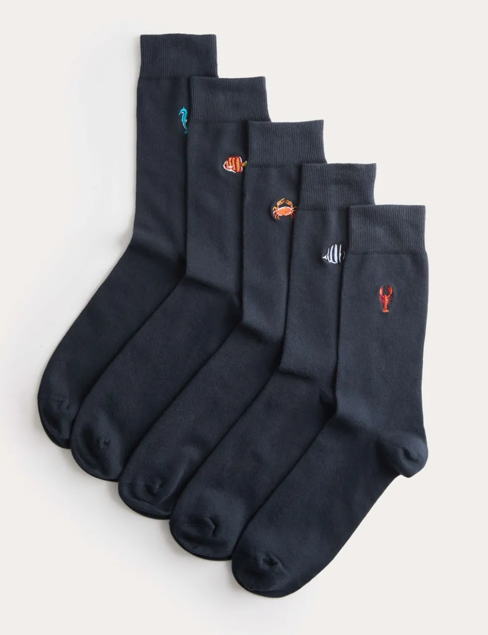 5 Pack Cool & Fresh™ Sea Creatures Cotton Rich Socks