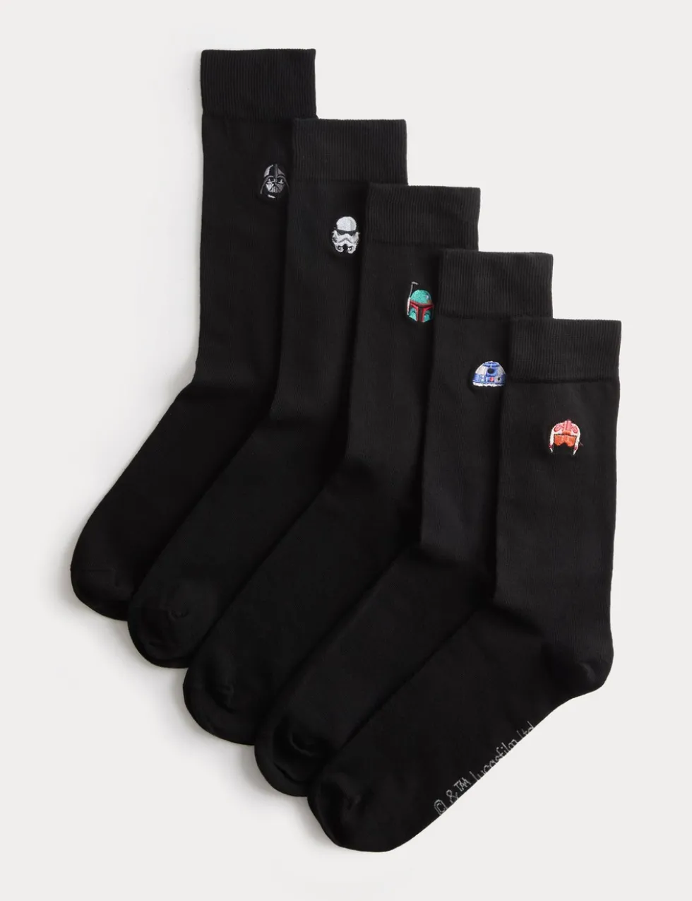 5 Pack Cool & Fresh™ Star Wars Cotton Rich Socks