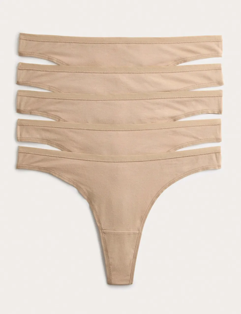 5 Pack Cotton Modal Thongs