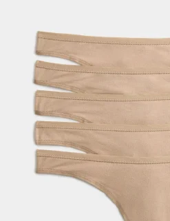 5 Pack Cotton Modal Thongs