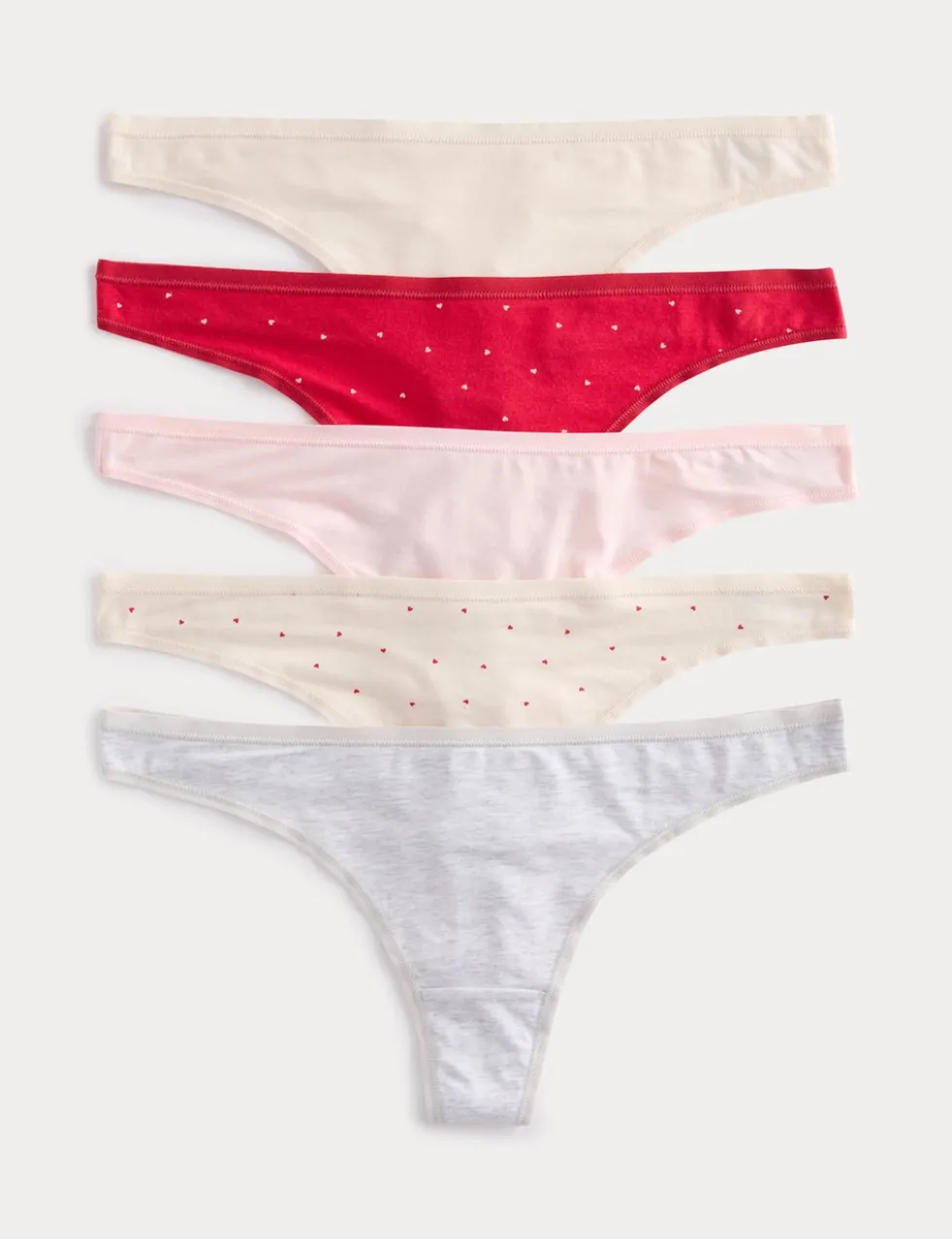 5 Pack Cotton Modal Thongs