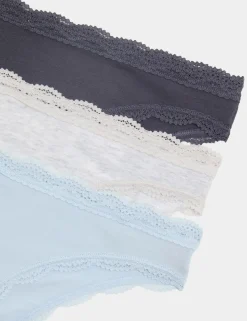 3 Pack Cotton Rich Brazilian Knickers