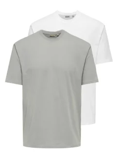 2 Pack Cotton Rich Crew Neck T-Shirts