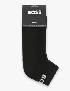 2 Pack Cotton Rich Cushioned Trainer Socks