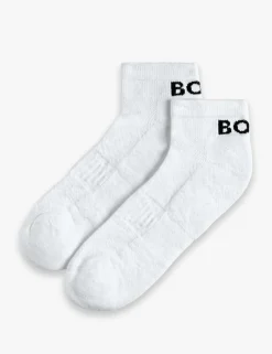 2 Pack Cotton Rich Cushioned Trainer Socks
