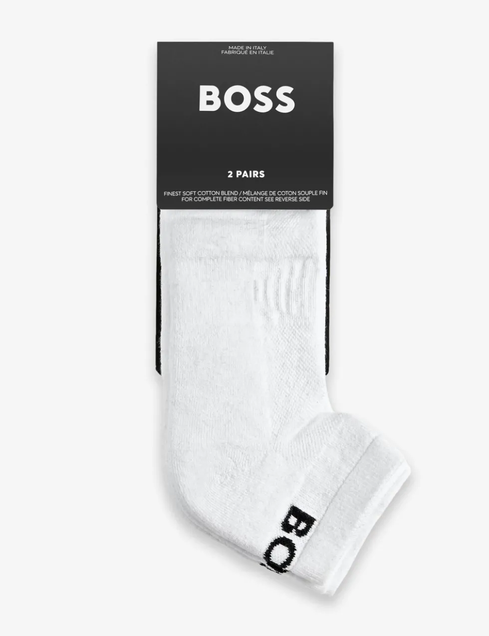 2 Pack Cotton Rich Cushioned Trainer Socks