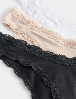 3 Pack Cotton Rich Dipped Miami Knickers