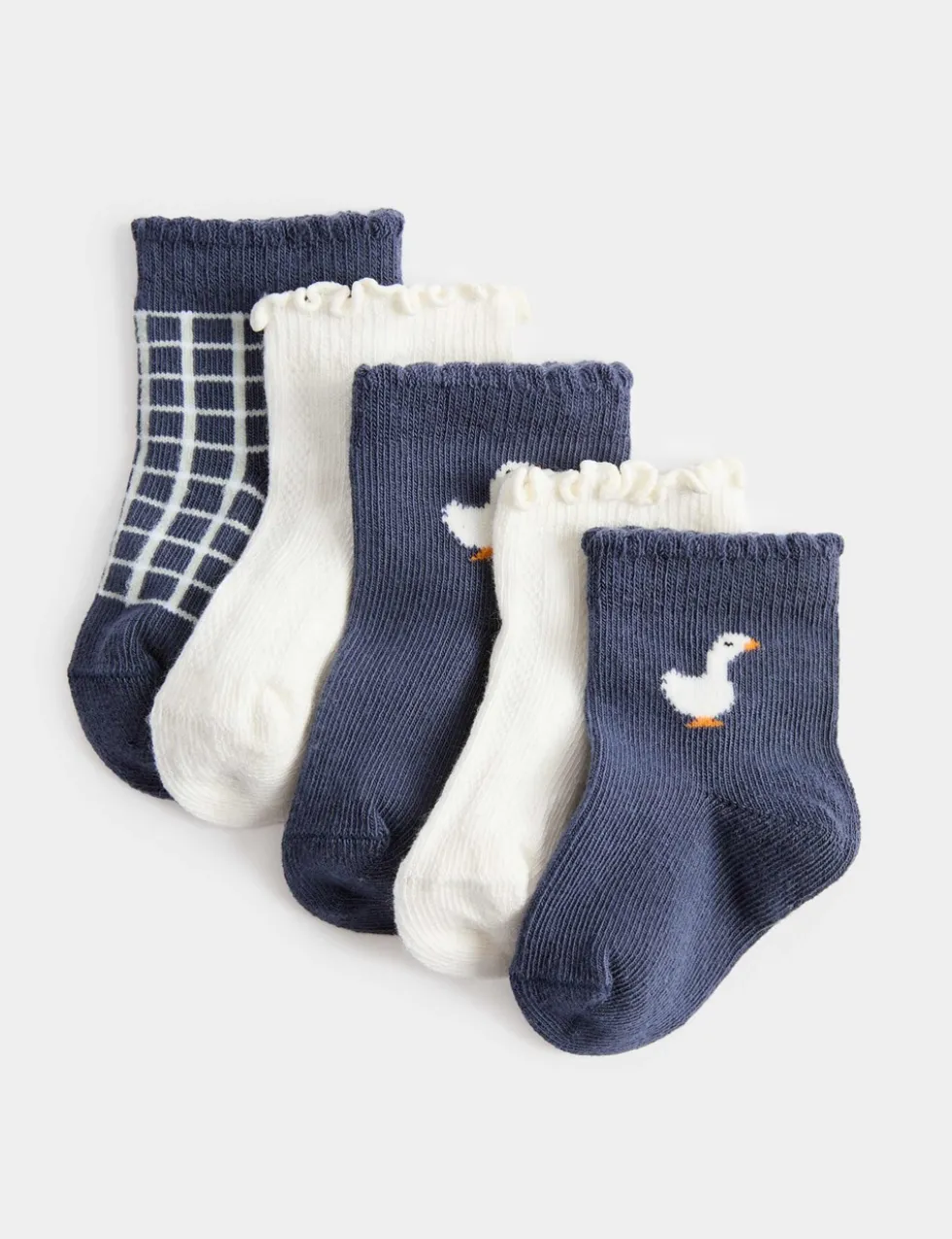 5 Pack Cotton Rich Dollshouse Socks