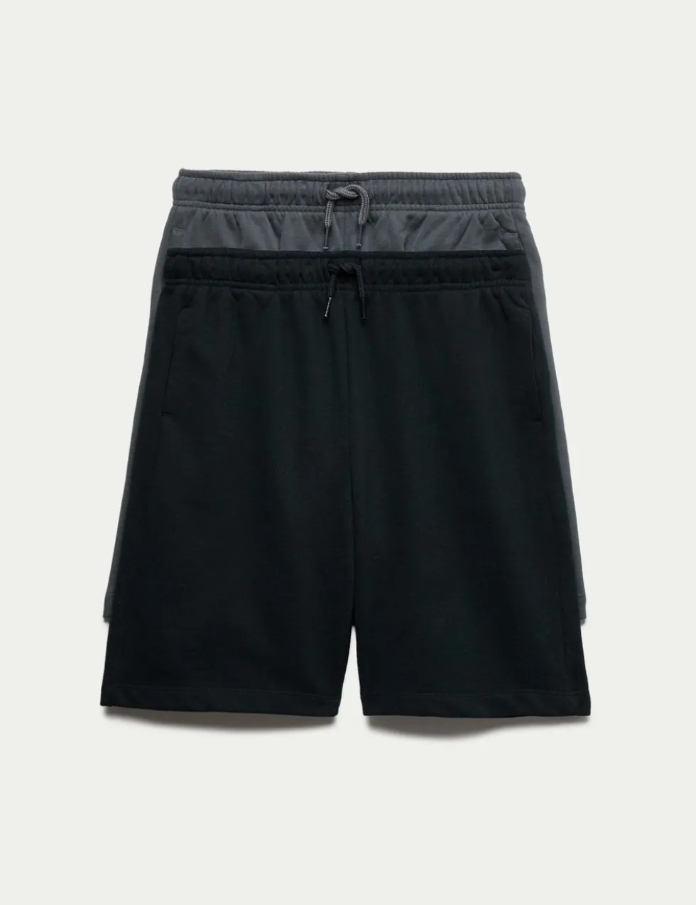 2 Pack Cotton Rich Elasticated Waist Shorts (6-16 Yrs)