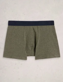 2 Pack Cotton Rich Fish & Plain Boxers