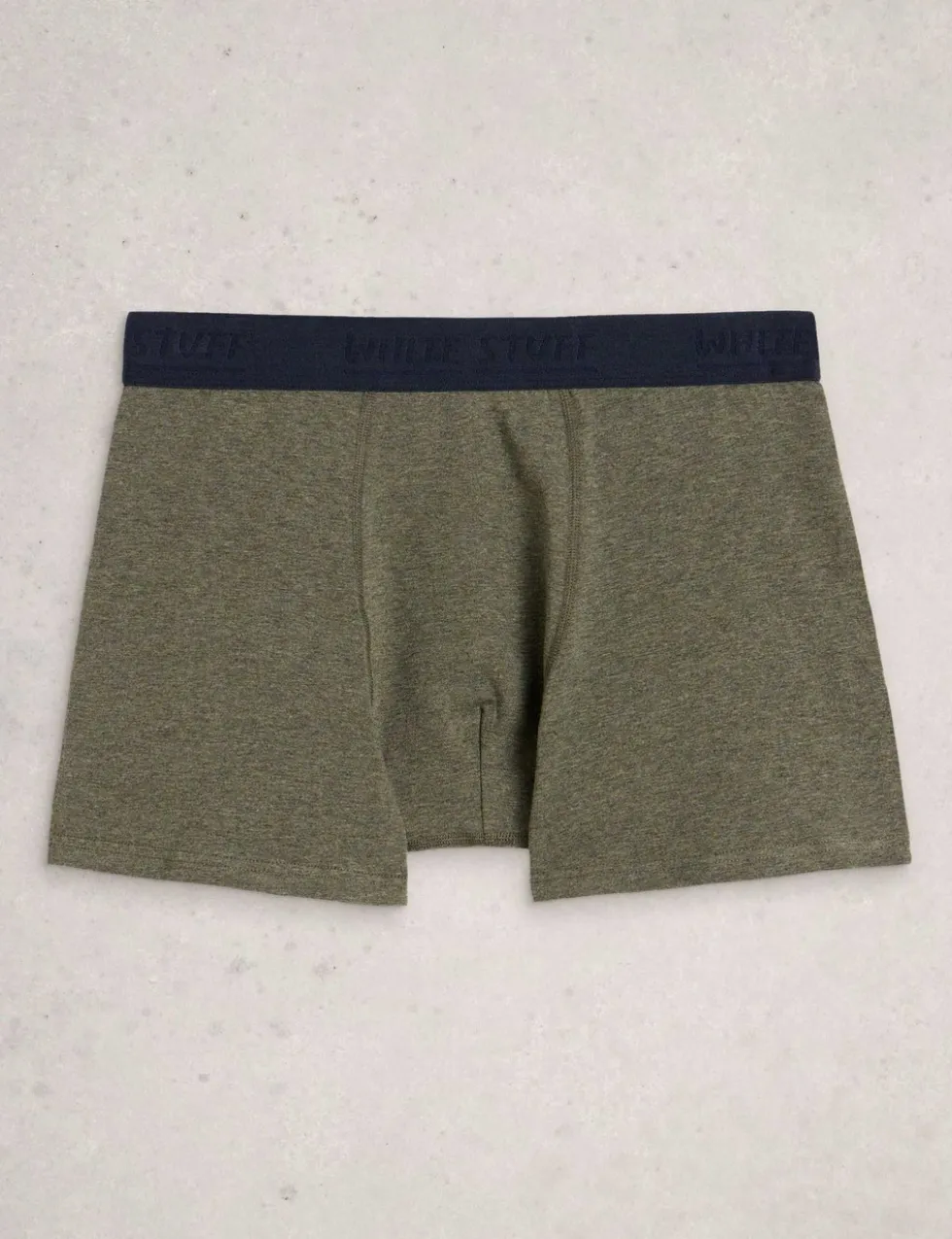 2 Pack Cotton Rich Fish & Plain Boxers