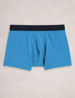 2 Pack Cotton Rich Fish & Plain Boxers
