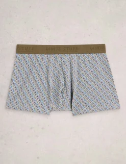 2 Pack Cotton Rich Fish & Plain Boxers