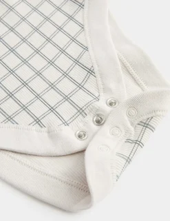 2 Pack Cotton Rich Frilled Bodysuits (7lbs - 12 Mths)