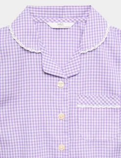 2 Pack Cotton Rich Gingham Dresses (2-14 Yrs)