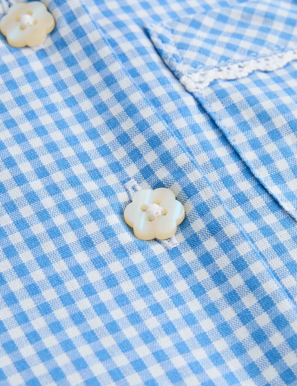 2 Pack Cotton Rich Gingham Dresses (2-14 Yrs)