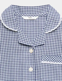 2 Pack Cotton Rich Gingham Dresses (2-14 Yrs)