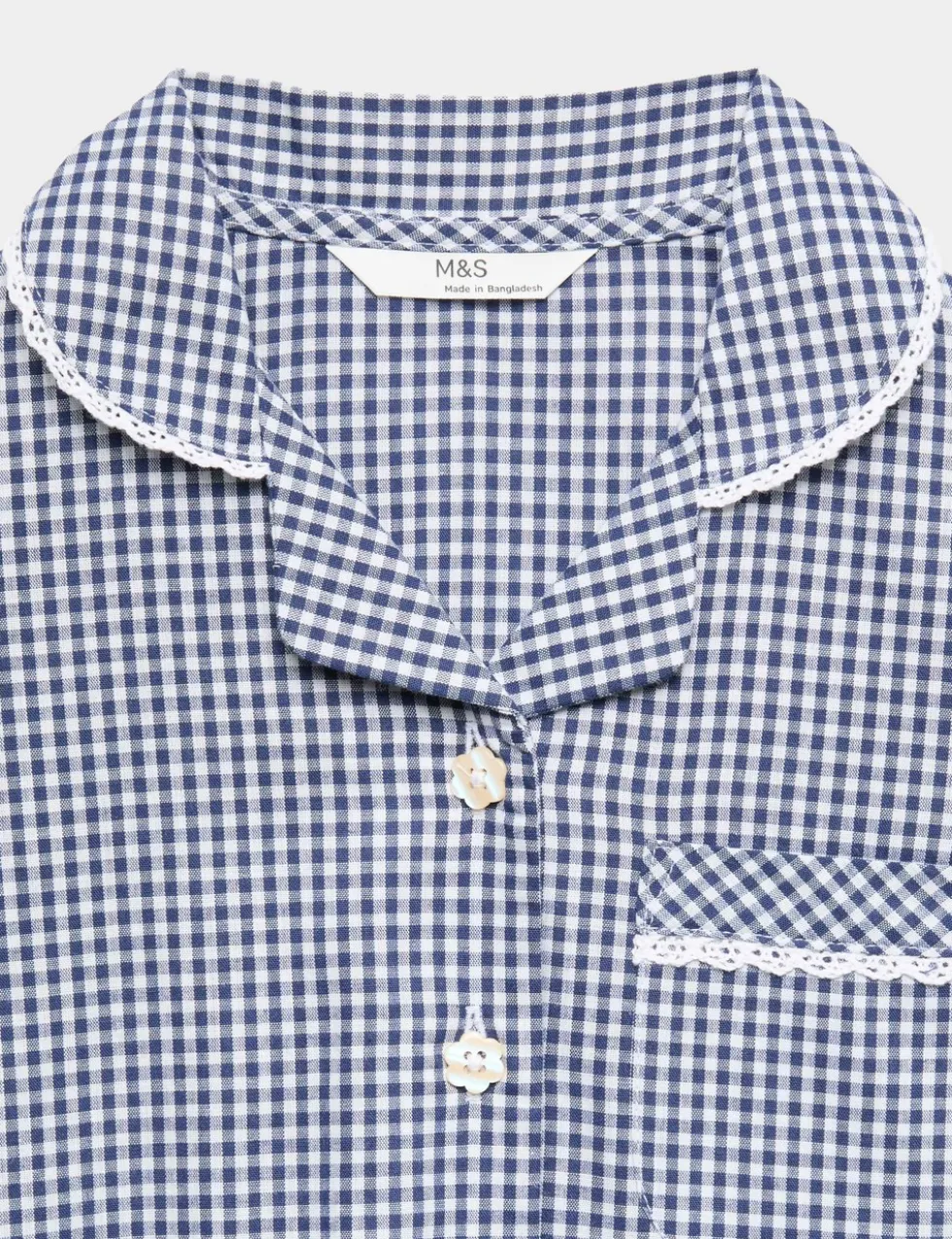 2 Pack Cotton Rich Gingham Dresses (2-14 Yrs)