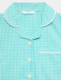 2 Pack Cotton Rich Gingham Dresses (2-14 Yrs)