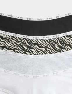 4 Pack Cotton Rich Hipster Knickers