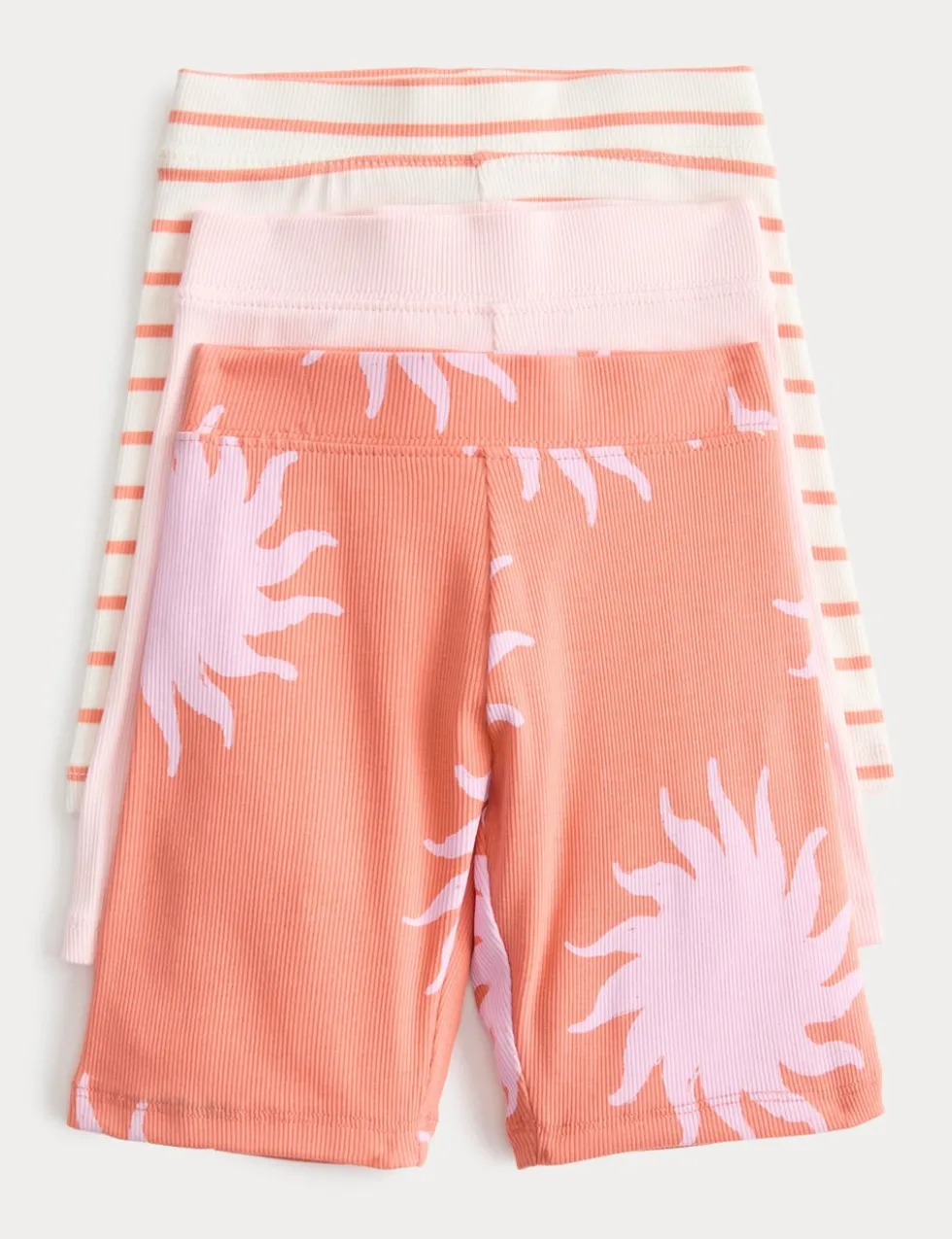 3 Pack Cotton Rich Island Cycling Shorts (2-8 Yrs)