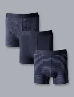 3 Pack Cotton Rich Jersey Assorted Boxers